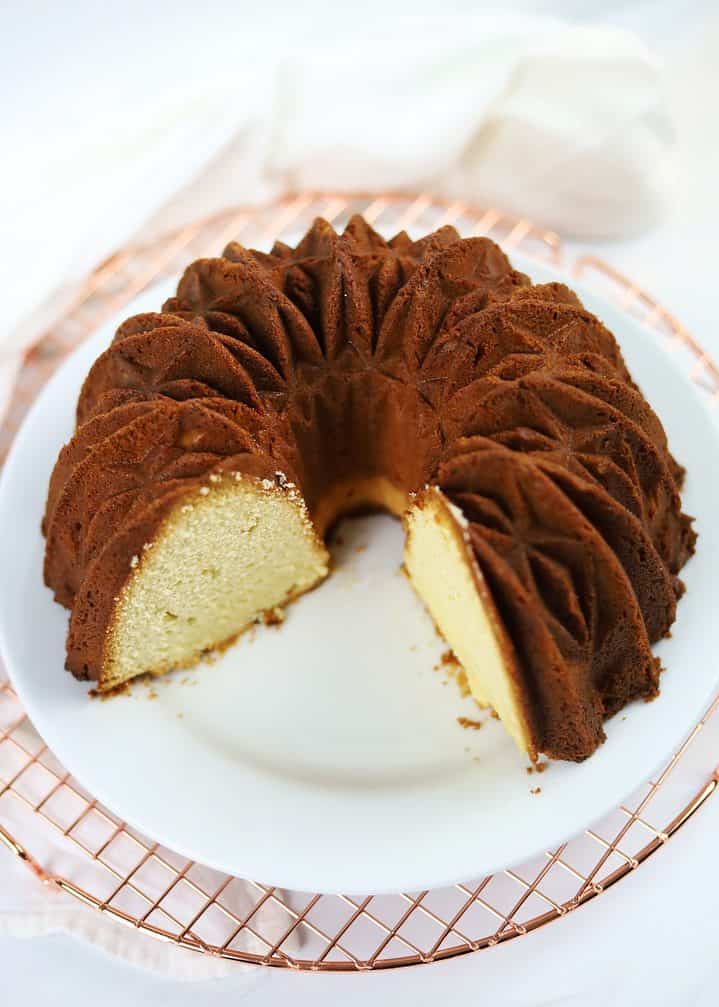 Condensed Milk Pound Cake {How to Video} Whip it like Butter
