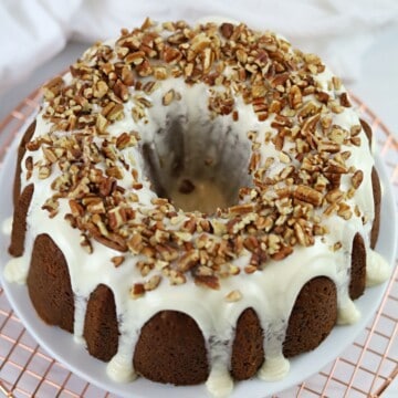 Image of Butter Pecan Pound Cake.