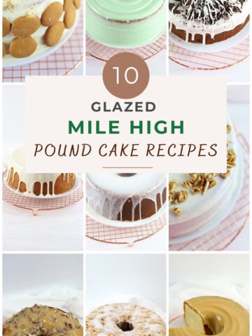 Glazed Mile High Pound Cake recipes