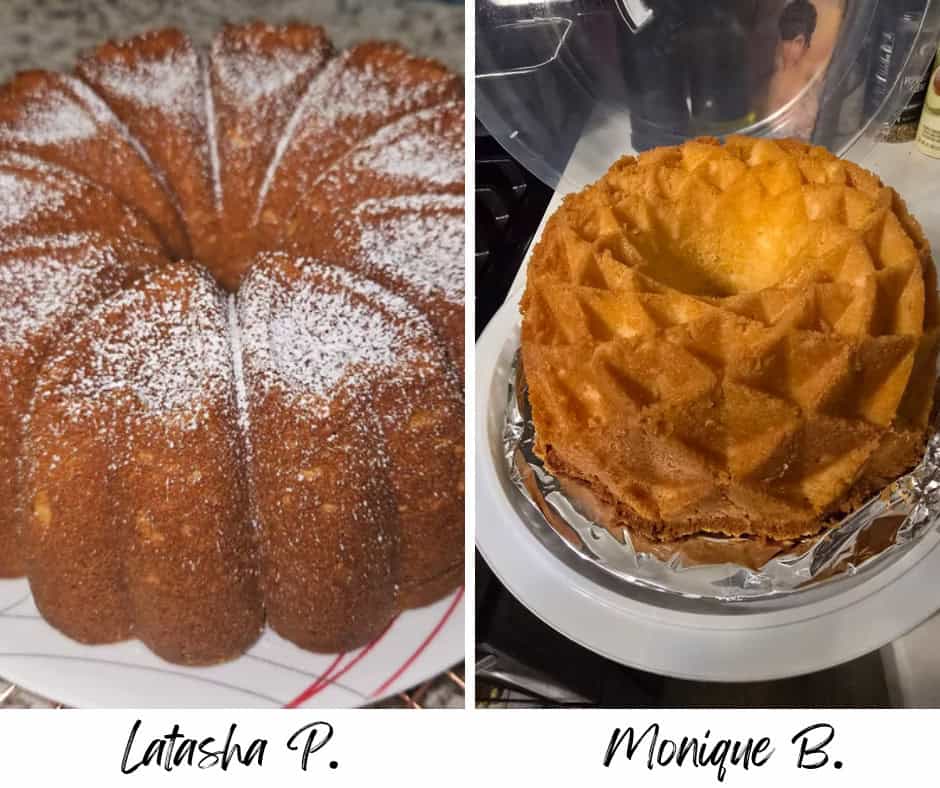 July Pound Cake Challenge winners