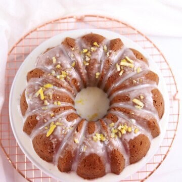 Lemon Cream Cheese Pound Cake