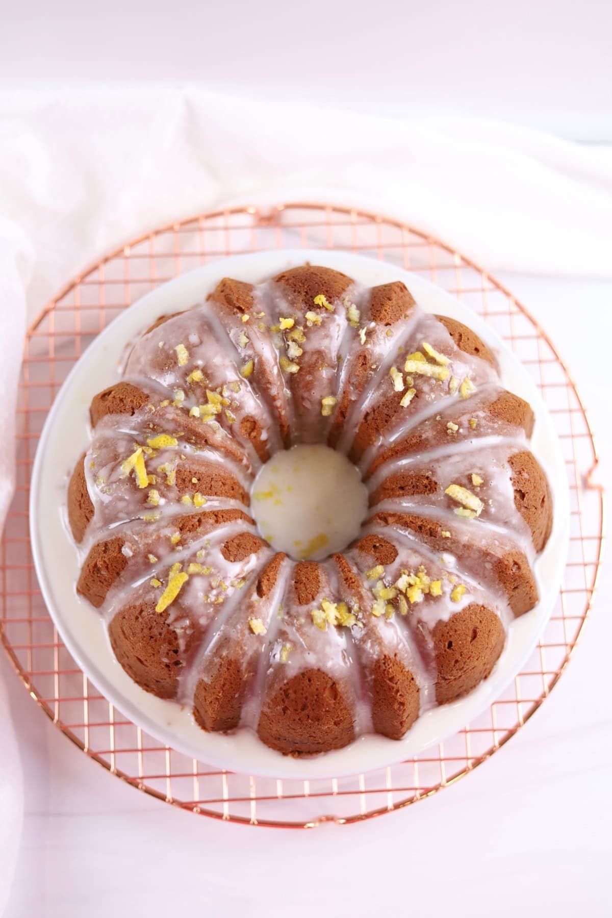 Lemon Cream Cheese Pound Cake