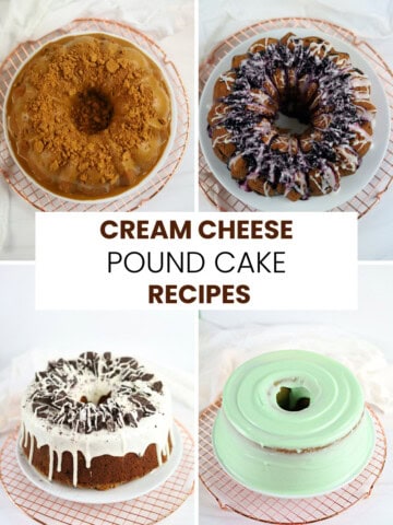 Pound Cakes made with Cream Cheese