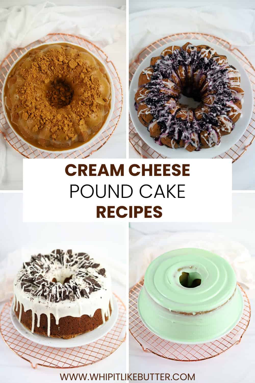 Pound Cakes made with Cream Cheese
