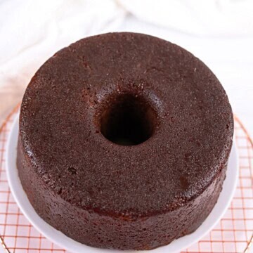 Mile High Bourbon Chocolate Pound Cake