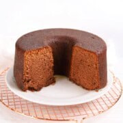 Mile High Bourbon Chocolate Pound Cake
