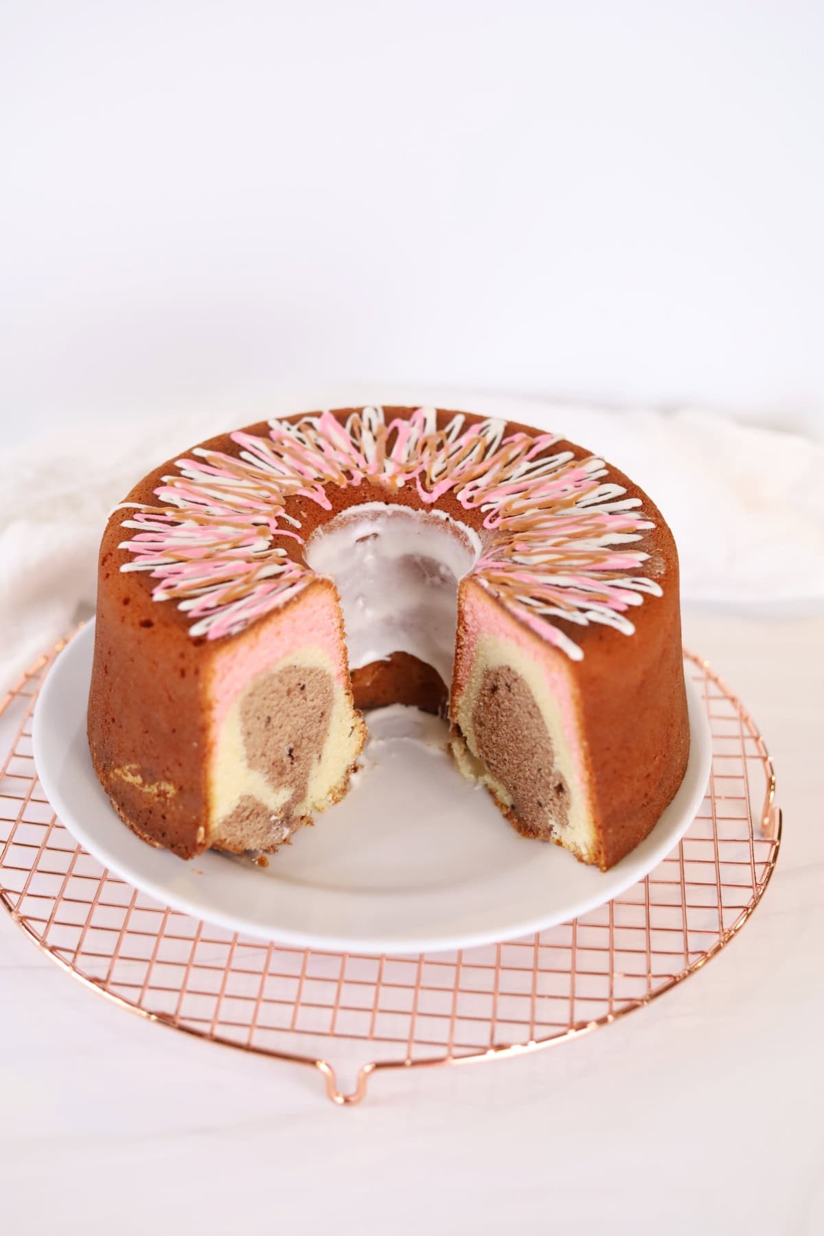 Neapolitan Pound Cake