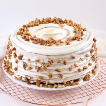 Image of Mile High Butter Pecan Pound Cake