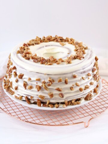 Image of Mile High Butter Pecan Pound Cake