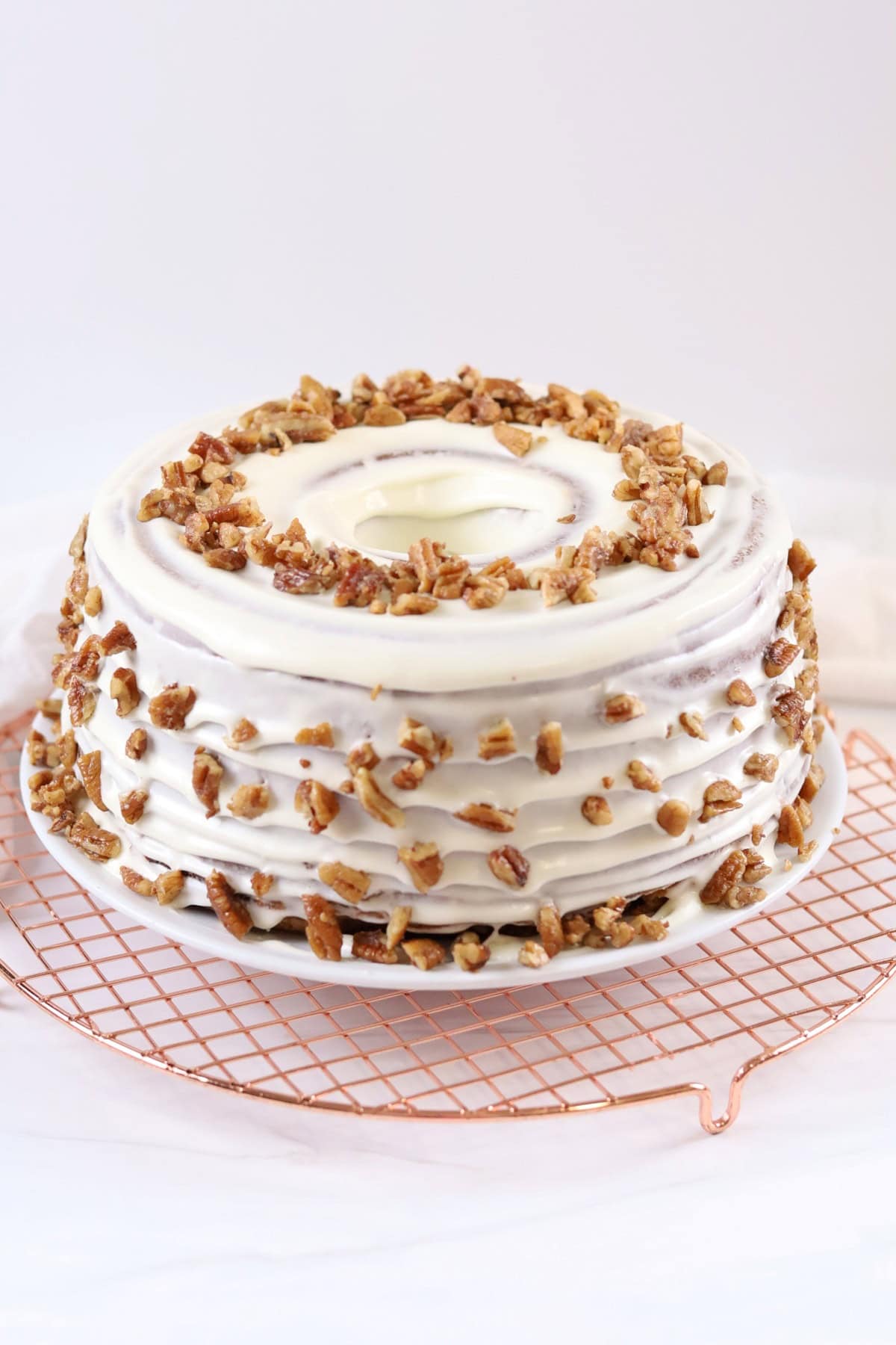 Image of Mile High Butter Pecan Pound Cake