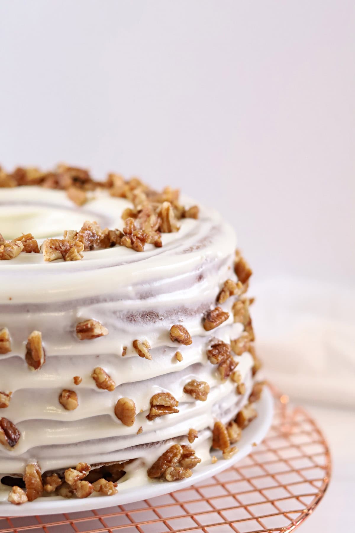 Image of Mile High Butter Pecan Pound Cake