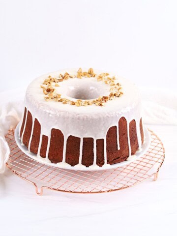Image of Mile High Red Velvet Eggnog Pound Cake