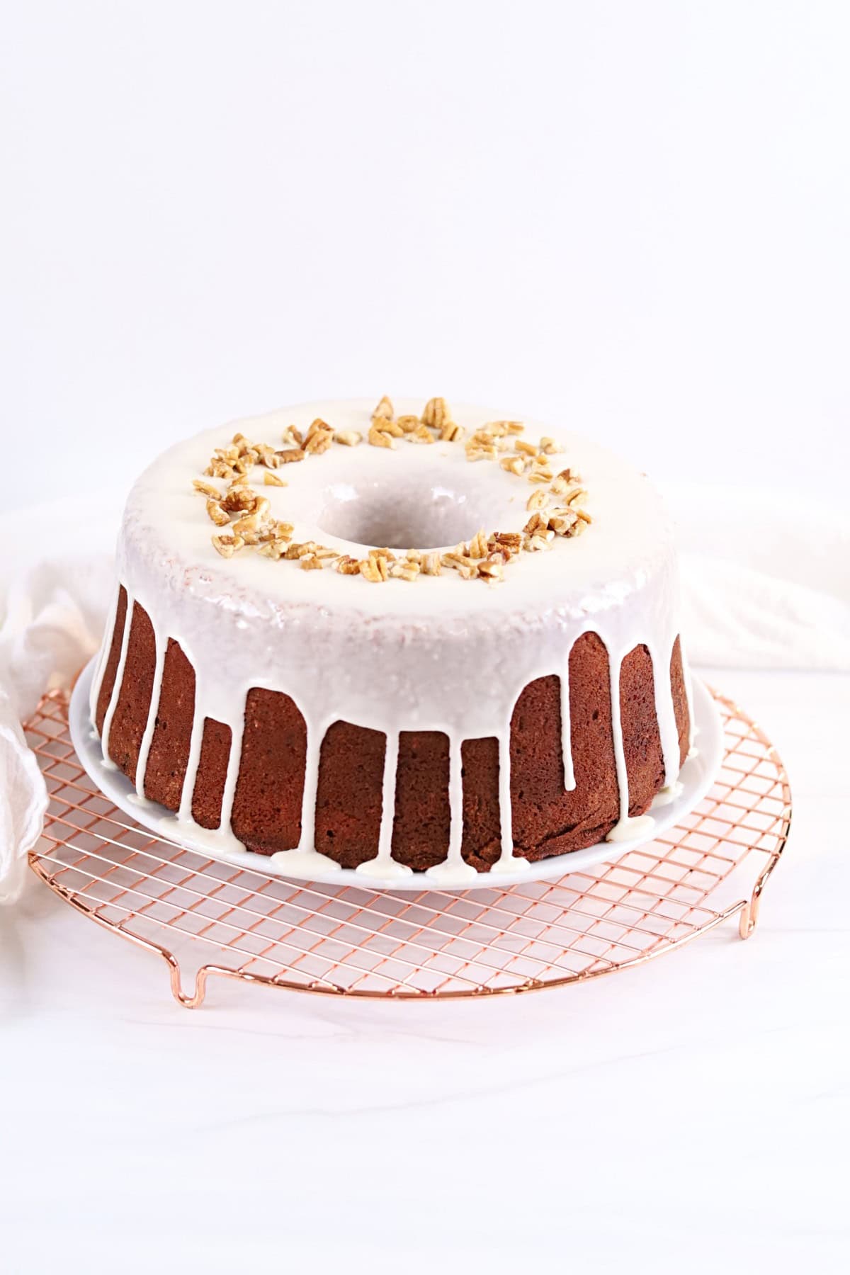 Image of Mile High Red Velvet Eggnog Pound Cake