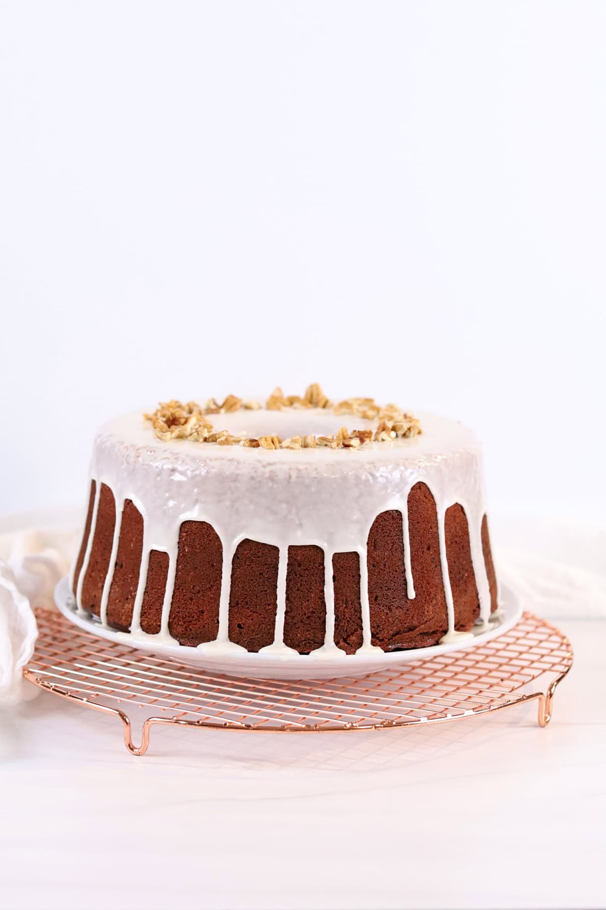 Image of Mile High Red Velvet Eggnog Pound Cake