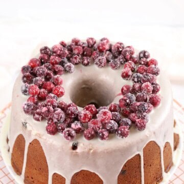 Image of Mile High Orange Cranberry Pound Cake