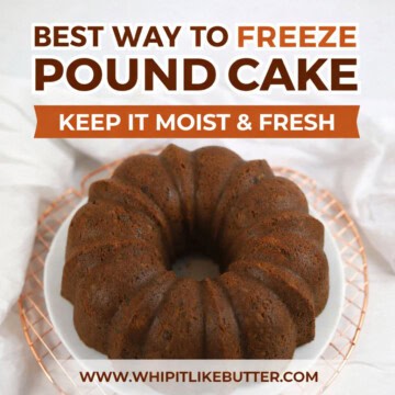 How to Freeze a Pound Cake