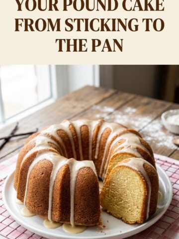 How to prevent your Pound Cake from sticking to the pan