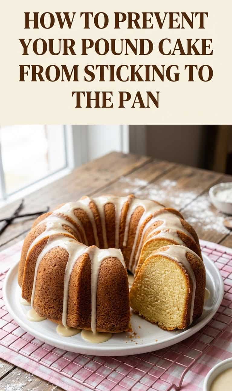 How to prevent your Pound Cake from sticking to the pan