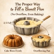 Versatile bundt pan for even cake baking, prevents overflow, and guarantees perfect cake rise. Ideal for bakery-quality results.