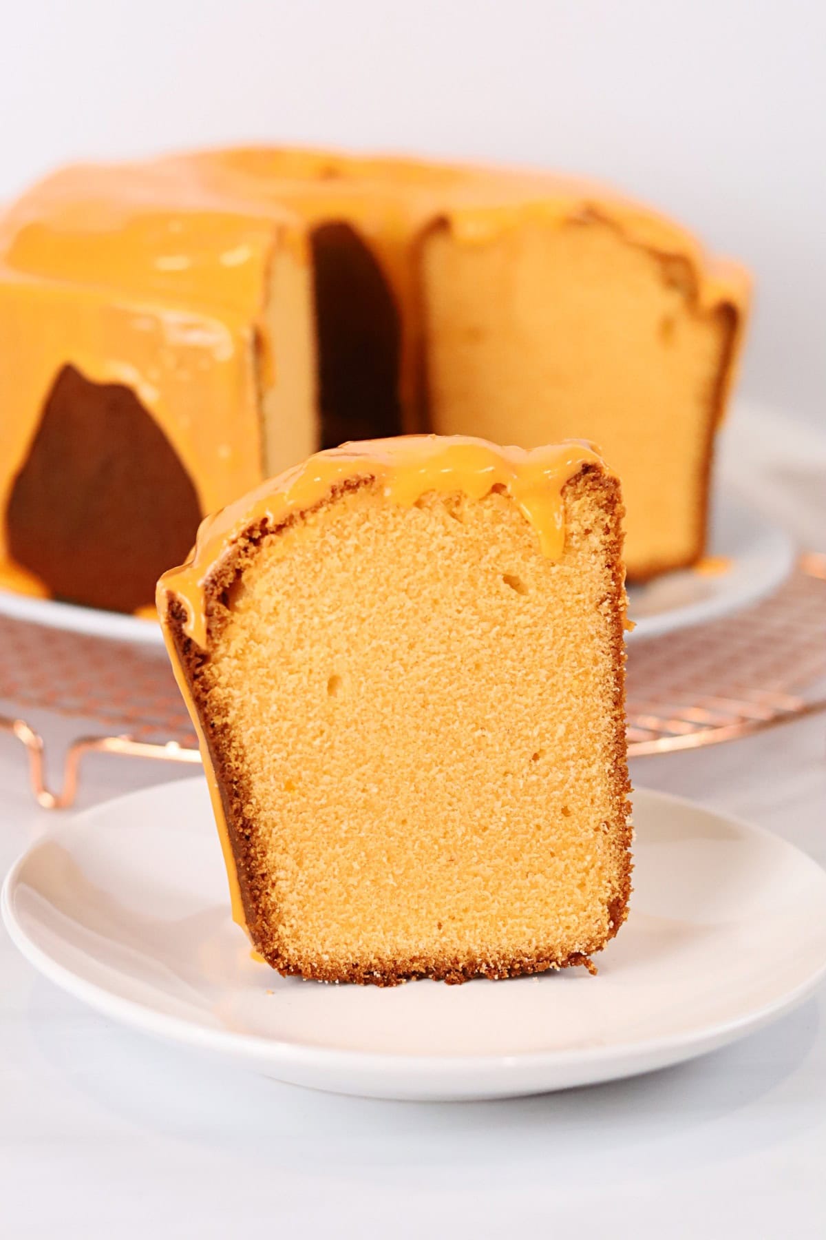 Mile High Orange Pound Cake