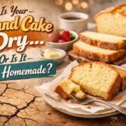 Is Your Pound Cake Dry… or Is It Just Homemade?