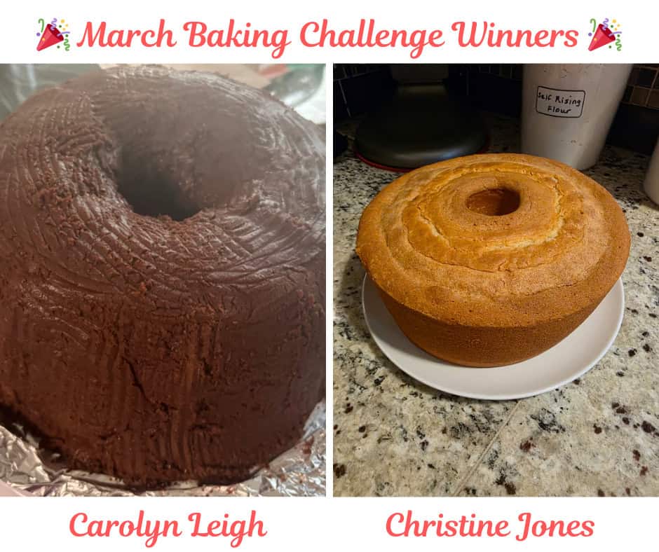 March 2026 Pound Cake Challenge Winners