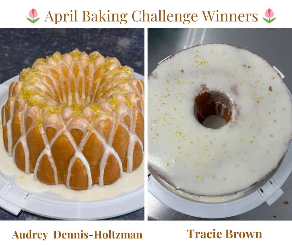 April Baking Challenge Winners