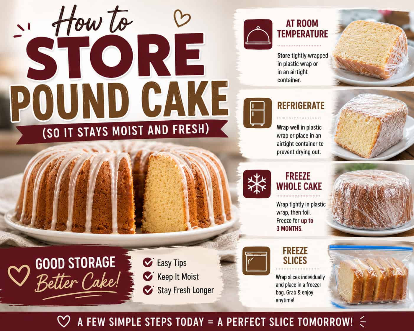 Storing a Pound Cake