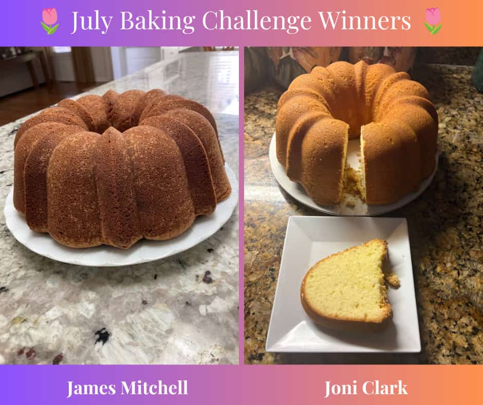 July Baking Challenge Winners