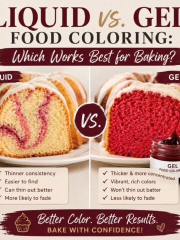 Liquid vs. Gel Food Coloring