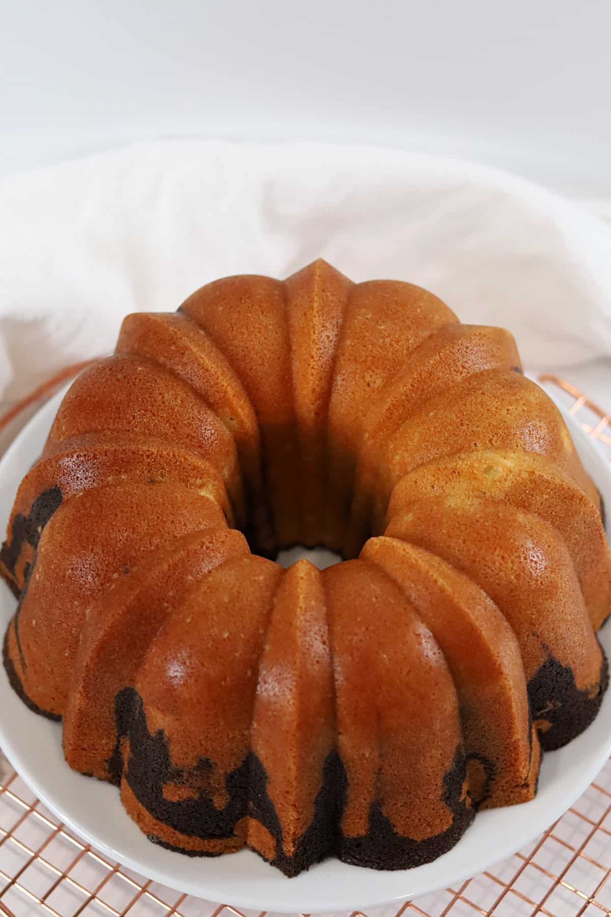 Mile High Marble Pound Cake