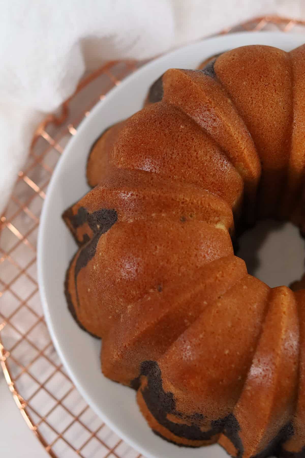 Mile High Marble Pound Cake