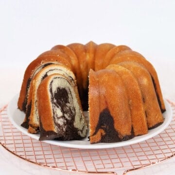 Mile High Marble Pound Cake