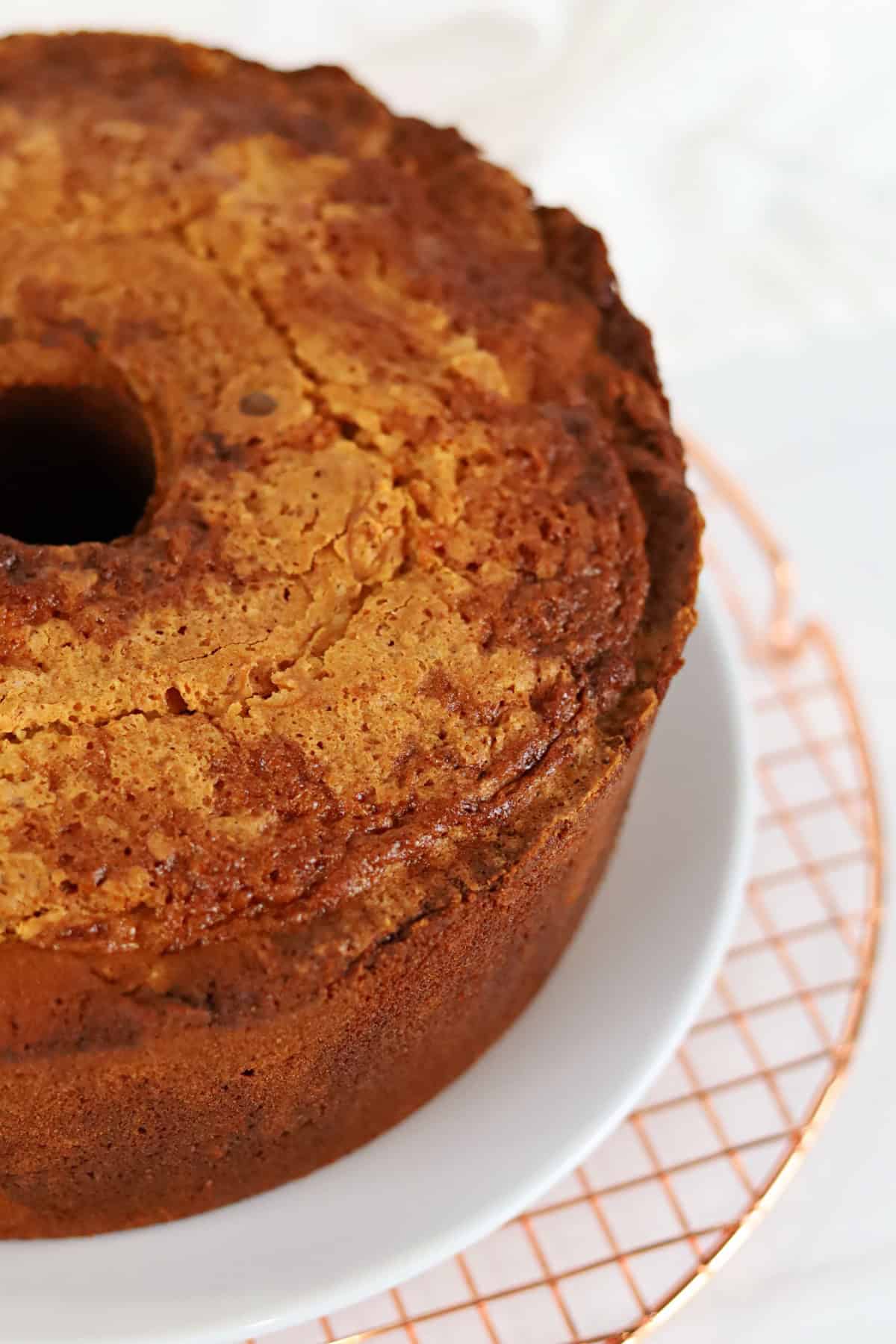 Mile High Cookie Butter Pound Cake