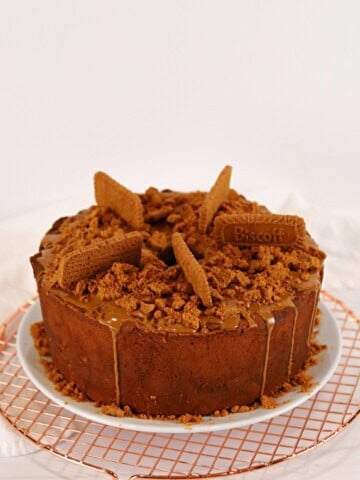Mile High Cookie Butter Pound Cake