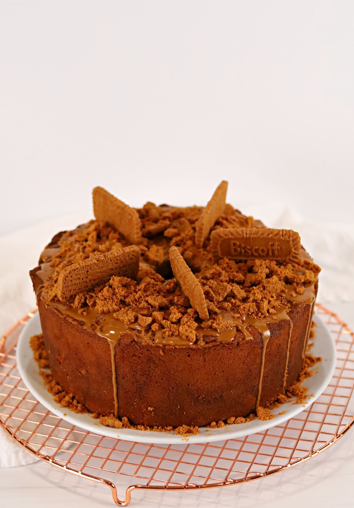 Mile High Cookie Butter Pound Cake