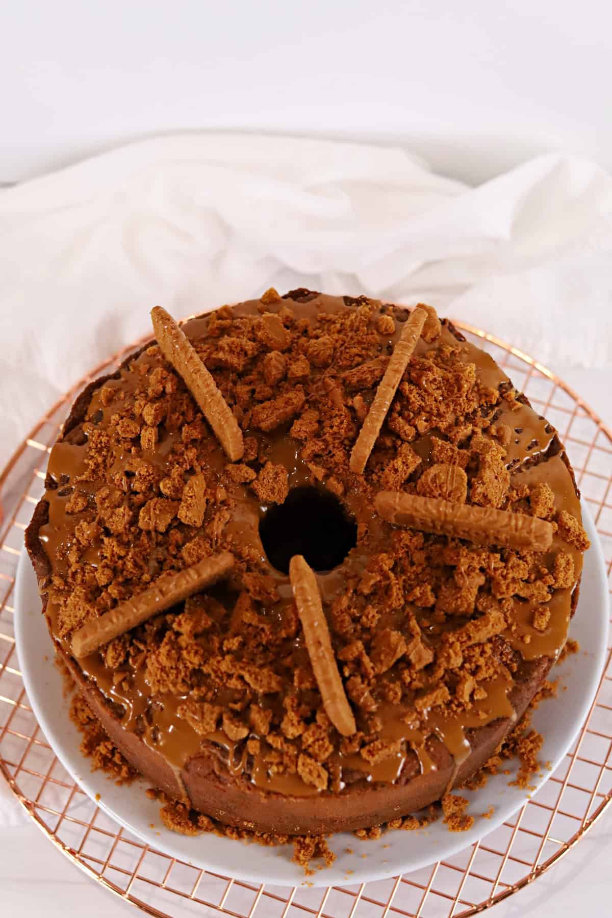 Mile High Cookie Butter Pound Cake