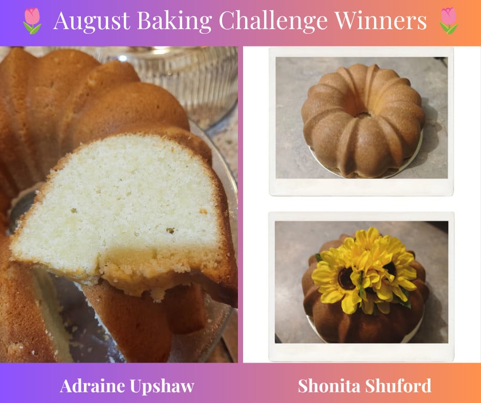 August Baking Challenge Winners