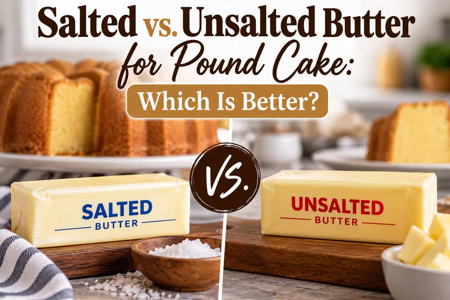 Salted vs. Unsalted Butter for Pound Cake